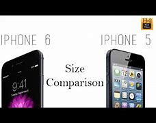 Image result for iPhone 5 iPhone 6 Size