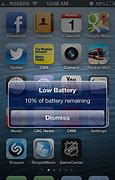Image result for Battery Low Screen Shot