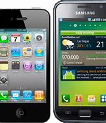 Image result for iPhone vs Galaxy Logo picture.PNG