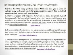 Image result for Problem Solution Thesis Statement