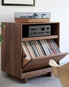 Image result for Vintage Record Player Stand with Storage