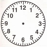 Image result for Preschool Clock Face Template