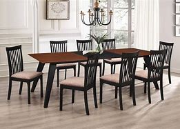 Image result for Walnut Dining Table and Chairs