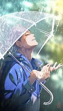 Image result for Anime Boy Rain Pinterest