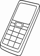 Image result for Cell Phone Line Art