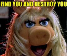 Image result for Evil Miss Piggy Kermit Memes