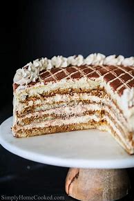 Image result for How Write Tiramisu Cake