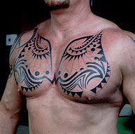 Image result for Tribal Chest Tattoo Designs