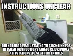 Image result for It Not Reading Instructions Meme