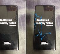 Image result for Note 9 Edge Cracked Glass