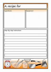 Image result for Recipe Template PDF