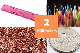 Image result for 1 mm Size Example