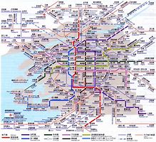 Image result for Osaka Japan Map with Key Box