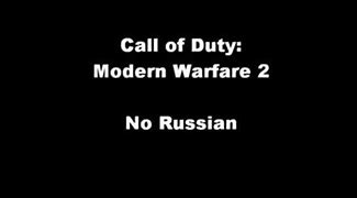 Image result for Modern Warfare 2 No Russian