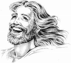 Image result for Sihlouette Jesus Smiling