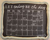 Image result for DIY Chalkboard Calendar