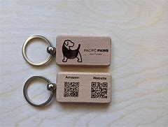 Image result for Custon Engraved Wooden Keychains