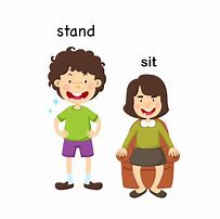 Image result for Stand Up Sit Down Cartoon