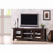 Image result for Brown Wood TV Stand