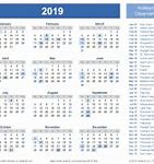 Image result for 2019 Calendar PNG