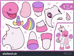 Image result for Easy Toddler Unicorn Cut Out