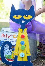 Image result for Pete the Cat Buttons Art Project