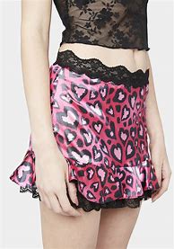 Image result for Lace Cheetah Skirt