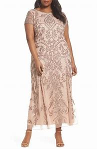 Image result for Rose Gold Plus Size Dress Mother of the Bride