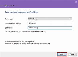 Image result for Add Printer by IP Address