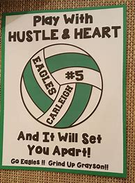 Image result for Volleyball Sign Ideas