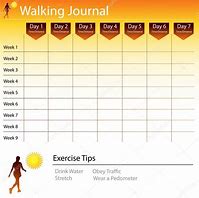Image result for Weekly Walking Tracker