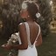 Image result for Low-Back Lace Wedding Dress