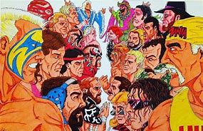 Image result for Wrestling Artwork Designs