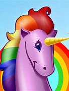 Image result for Cartoon Unicorn Wallpaper Rainbows
