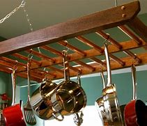 Image result for DIY Hanging Pot Rack