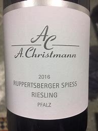 Image result for A Christmann Ruppertsberger Riesling Trocken