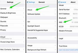 Image result for How to Find Imei On iPhone