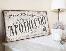 Image result for Vintage Apothecary Sign