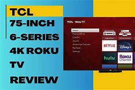 Image result for TCL 75 Inch TV Roku TV and Remote