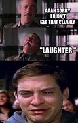 Image result for Peter Parker Crying Laughing Meme