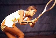 Image result for Chris Evert Playing Tennis