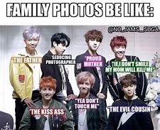 Image result for BTS Relatable Family Memes