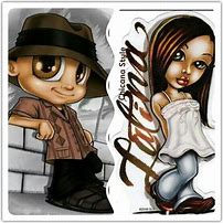 Image result for Cartoon Cholo Chica