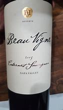 Image result for Beau Vigne Cabernet Sauvignon Reserve