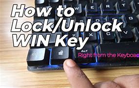 Image result for How to Unlock Windows Key On Keyboard