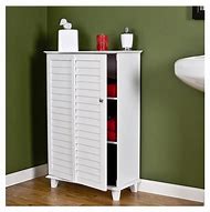 Image result for Bath Towel Storage Cabinet