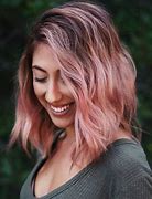 Image result for Grey Hair with Rose Gold