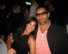 Image result for Great Khali and His Wife