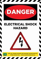 Image result for Electrical Danger Warning Signs