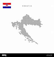 Image result for Croatia in the Europe Map Dots